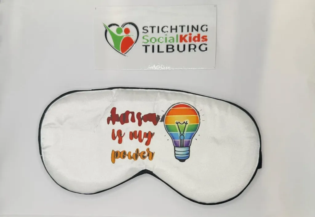 Slaapmasker "Autism Is My Power"