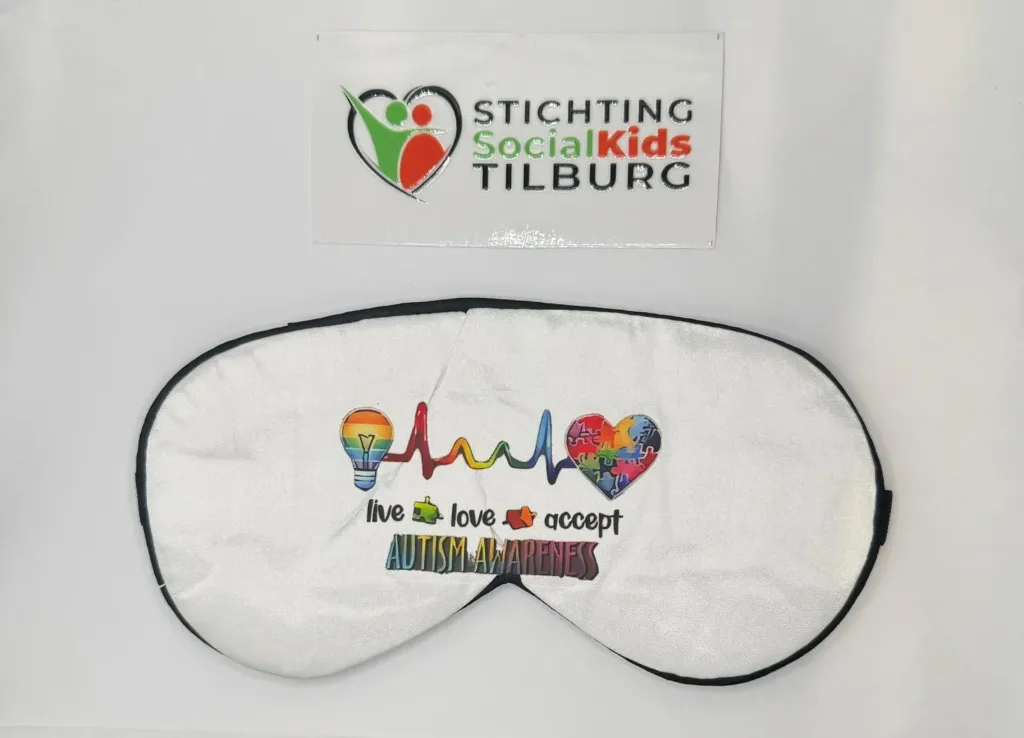 Slaapmasker "Autism Accept Understand"