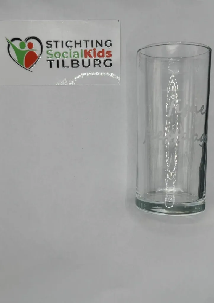 Glas "Fijne Feestdagen"